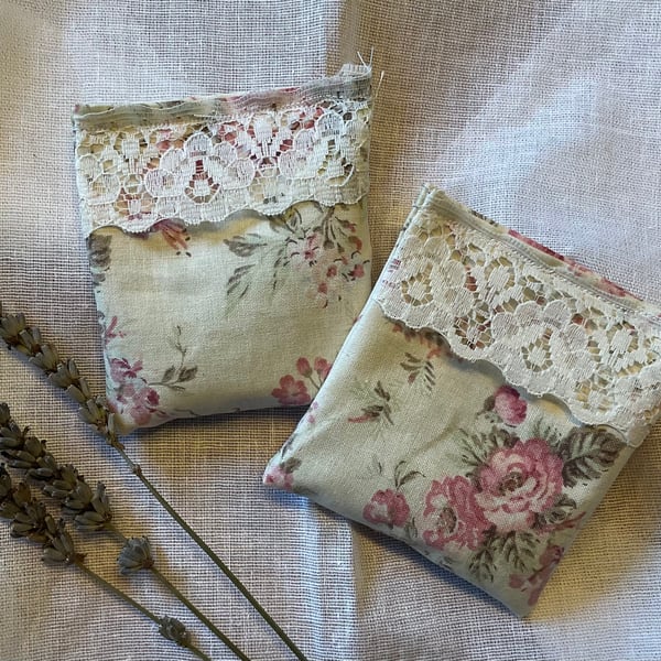 Two Lavender Drawer Pillows - Letterbox gift