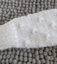  14" Newborn Girls Knots Patterned Cardigan - Image 4