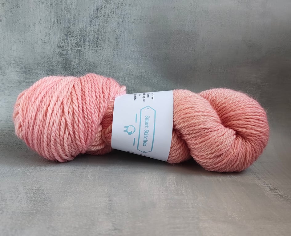 Pink BFL Aran Yarn