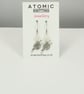 Yarn & Needles Rose Quartz Gemstone Silver Earrings - Image 3