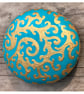 Gold on Blue - Image 1