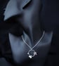 Silver butterfly pendant - Image 1