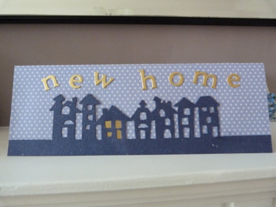 Snowy Night New Home Card