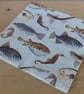 Four 'Nautical & Fish' Paper Napkins - Image 4