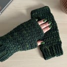 Dark Forest Fingerless Gloves