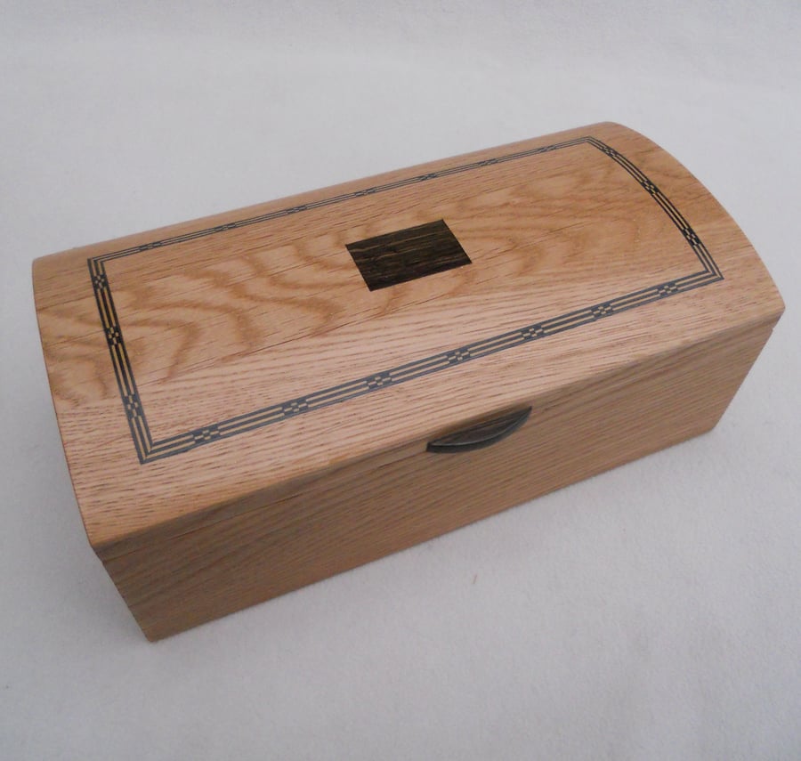 Jewellery Casket - Solid Oak