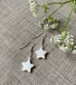 Shell Star Earrings with Swarovski crystal - Image 2
