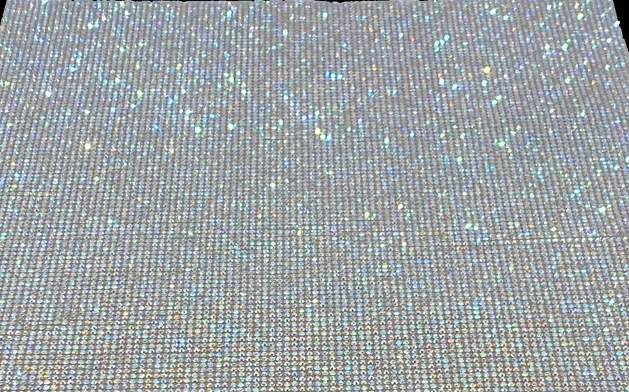 AB Rainbow Self Adhesive Rhinestone Sheet Large 40cm x 24cm (17" x 10") Super Sp