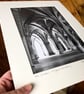 The Cloisters, Glasgow Signed Mounted Print FREE DELIVERY - Image 4