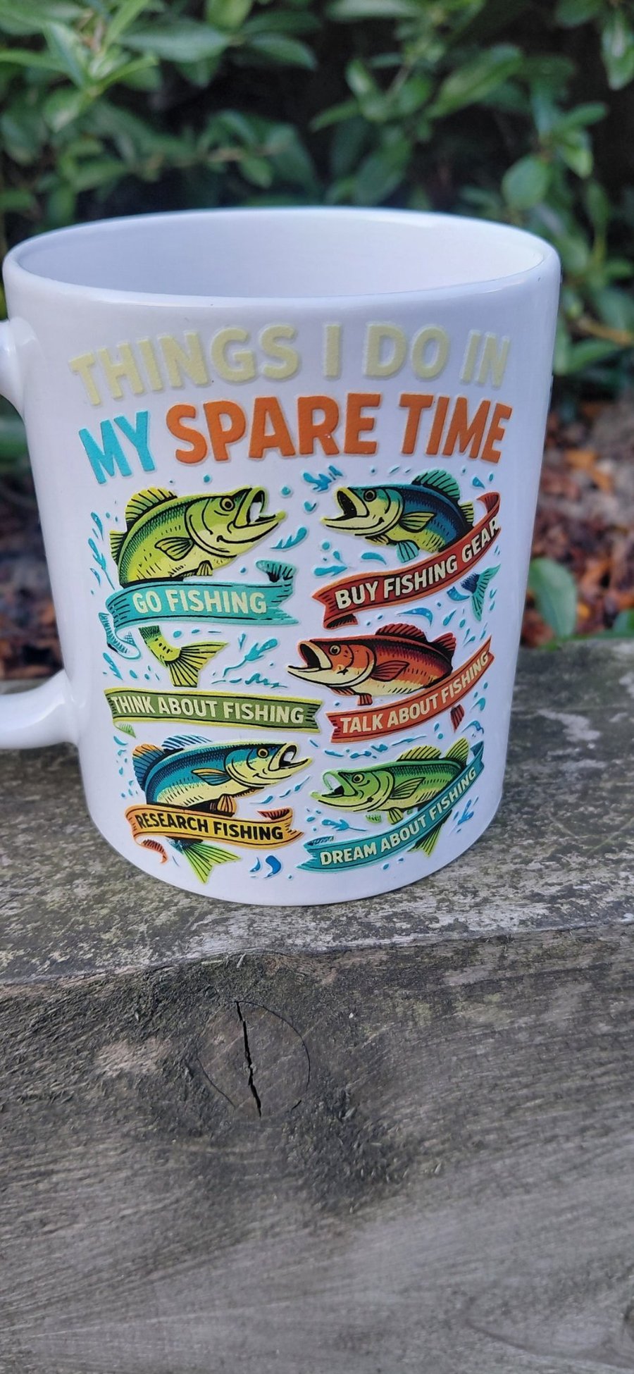 Things I do in my spare time Fishing cup - Folksy