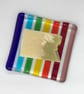 Fused Glass Rainbow Soap Dish - Image 5