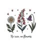 Wildflower Inspirational Floral Tote Bag - Image 2