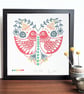 Love Birds - white - Image 1