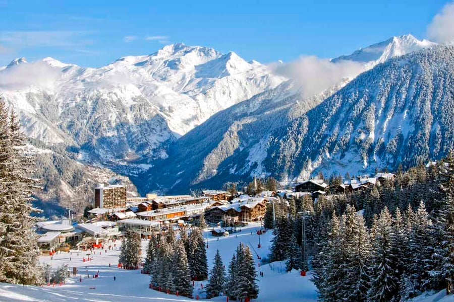 Courchevel 1850 3 Valleys French Alps France Photograph Print
