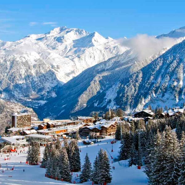 Courchevel 1850 3 Valleys French Alps France Photograph Print