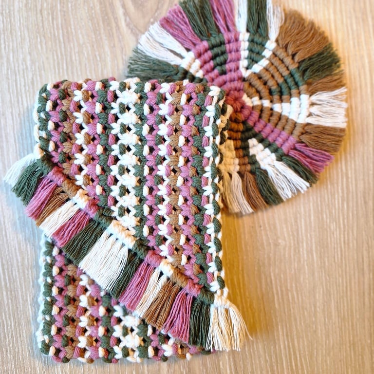 Macrame Kindle Sleeve with Tassels