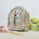 Knitting project bag 