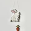 'Bunny with a Carrot' - Handmade Decoration