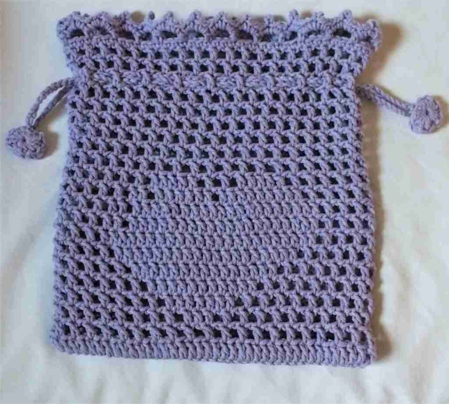 Drawstring bag for make-up, toiletries etc.