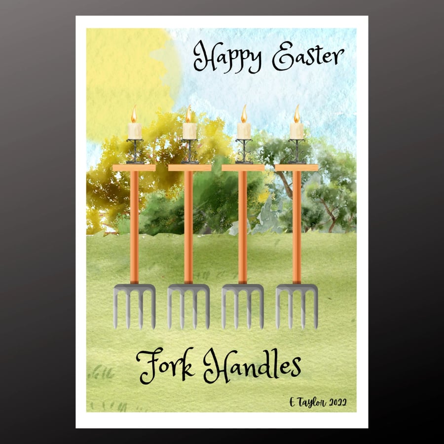 Personalised Easter Card Plantable Seeded Option Funny Humour The Two Ronnies