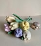 Crochet tulip bouquet, handmade pastel tulips, forever flowers, gift for her - Image 5