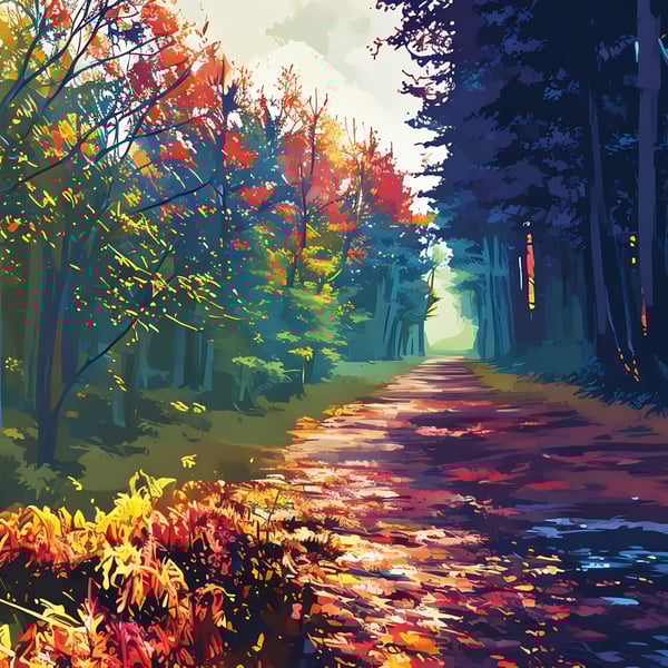 Digital Download of Picture Walk In The Woods Norfolk 