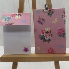 Simply Floral Notepad and Clipboard PB16