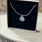 Handmade Unique Pendant, One of a Kind Eco Friendly Gifts, Sterling Silver.
