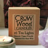 Unscented Soya Tea lights, Handmade, Unscented, Box 16, Vegan friendly