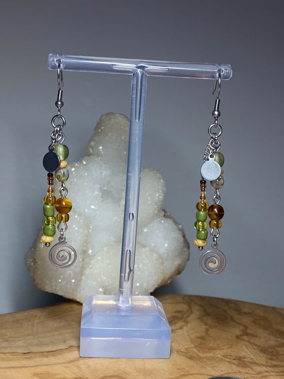 Rina - Spiral Earrings 