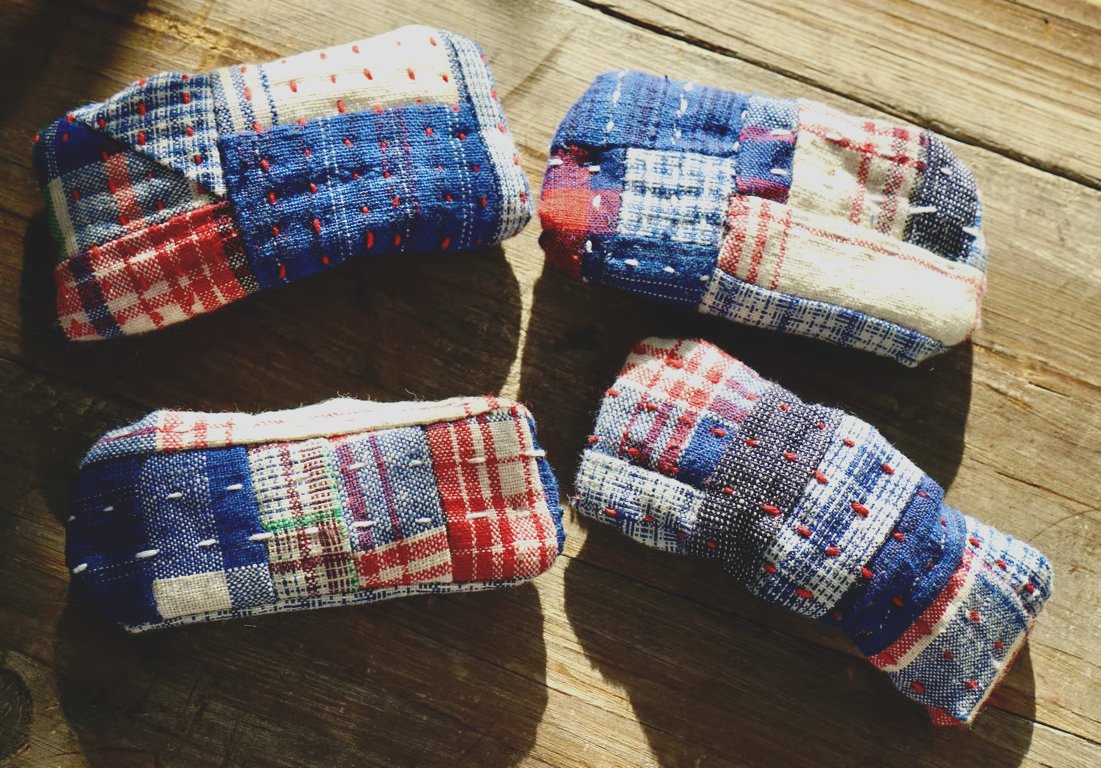 Fabric Decorated Hair Clip – Handmade Vintage Patchwork Barrette