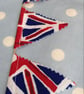 Union Jack  tiny mini bunting  - Image 3