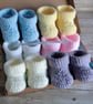 Crochet Baby Booties - Image 1