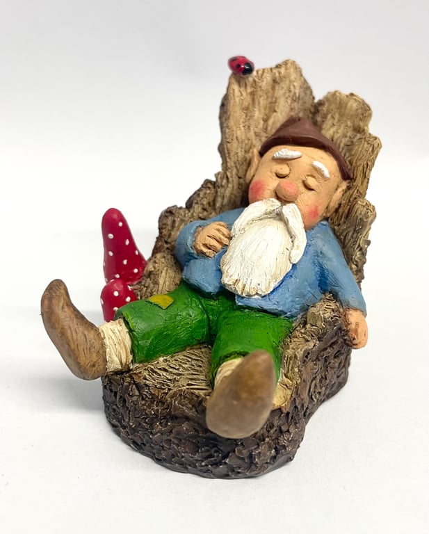 "40 Winks" Woodland Gnome Figurine