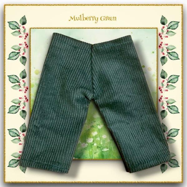 Forest Green Corduroy Trousers