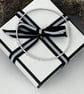 Sterling Silver Geometric pattern stacking bangle - Image 3