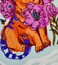 Tiger Sticker Nature Wildlife Matt Vinyl Waterproof - Image 4