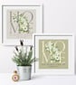 Floral Home Personalised Print  - 2 colours available - Image 5