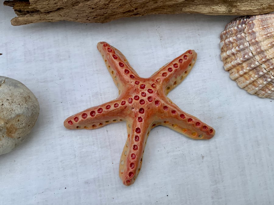 Handmade Ceramic Starfish