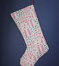 Scandi style cotton patchwork stocking - Image 3