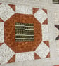 Handmade Autumn Sampler Quilt - Reversible Pumpkin Patchwork Throw - Image 3