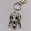 White 'Child of Woe'  Keychain or Bag charm