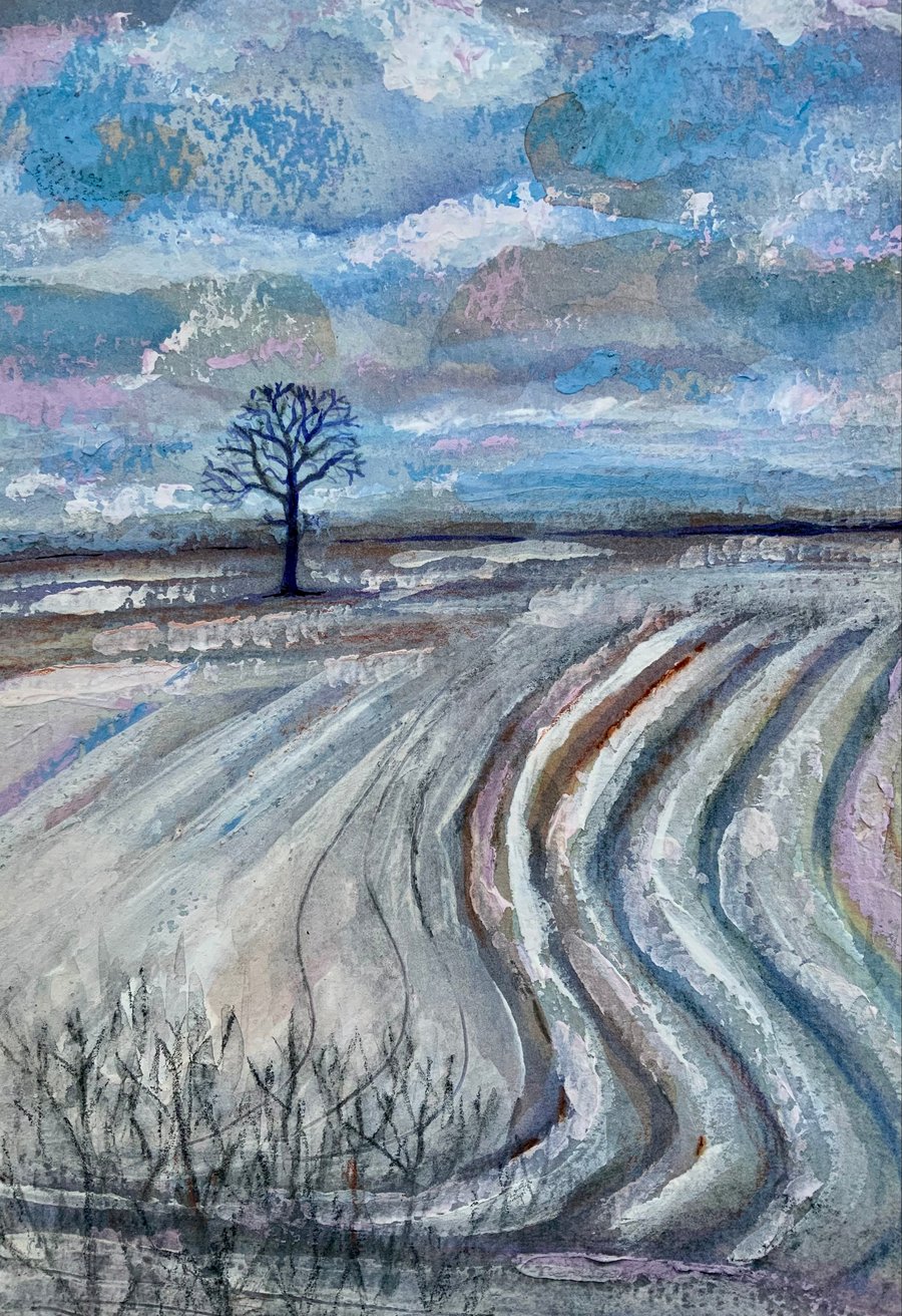 Winter’s Day, original painting
