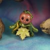 Magical Berry-head Gnome 'Leif' OOAK Sculpt by Ann Galvin