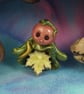 Magical Berry-head Gnome 'Leif' OOAK Sculpt by Ann Galvin