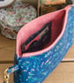 Wristlet purse or small clutch made with Liberty of London tana lawn - Image 8