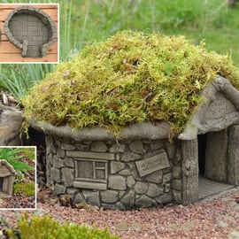 Hedgehog House Wildlife House Fairy House Stone Garden Ornament