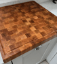 Butchers Block Solid Oak End Grain 600x600x50mm