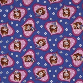 Fat Quarter Disney Sofia Ogee Cotton Quilting Fabric Springs 53280