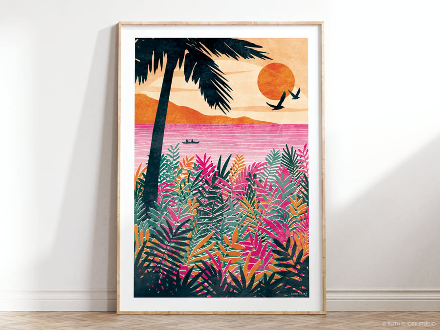 Sundown Art Print